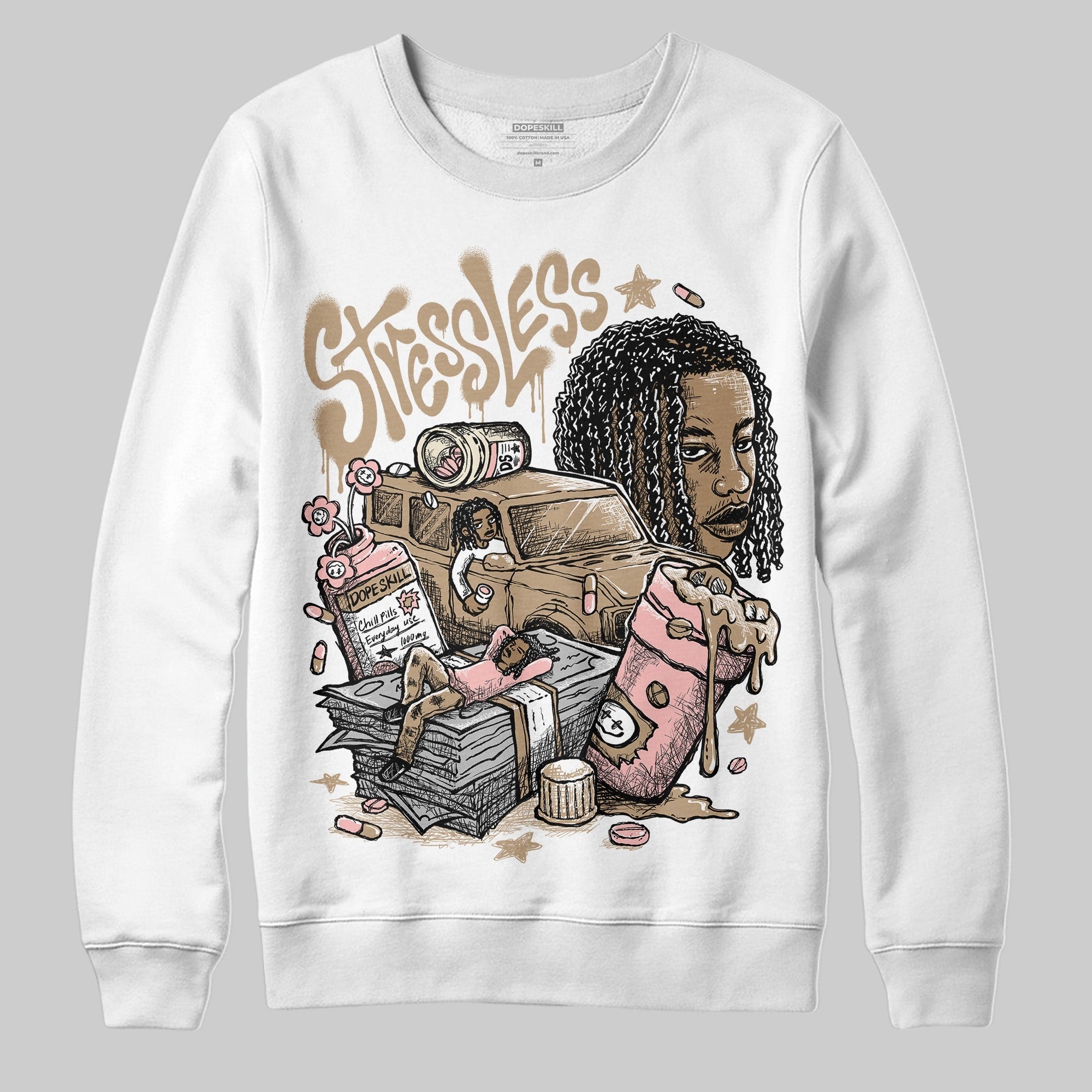AIR FORCE 1 LINEN DopeSkill Sweatshirt Stressless Graphic