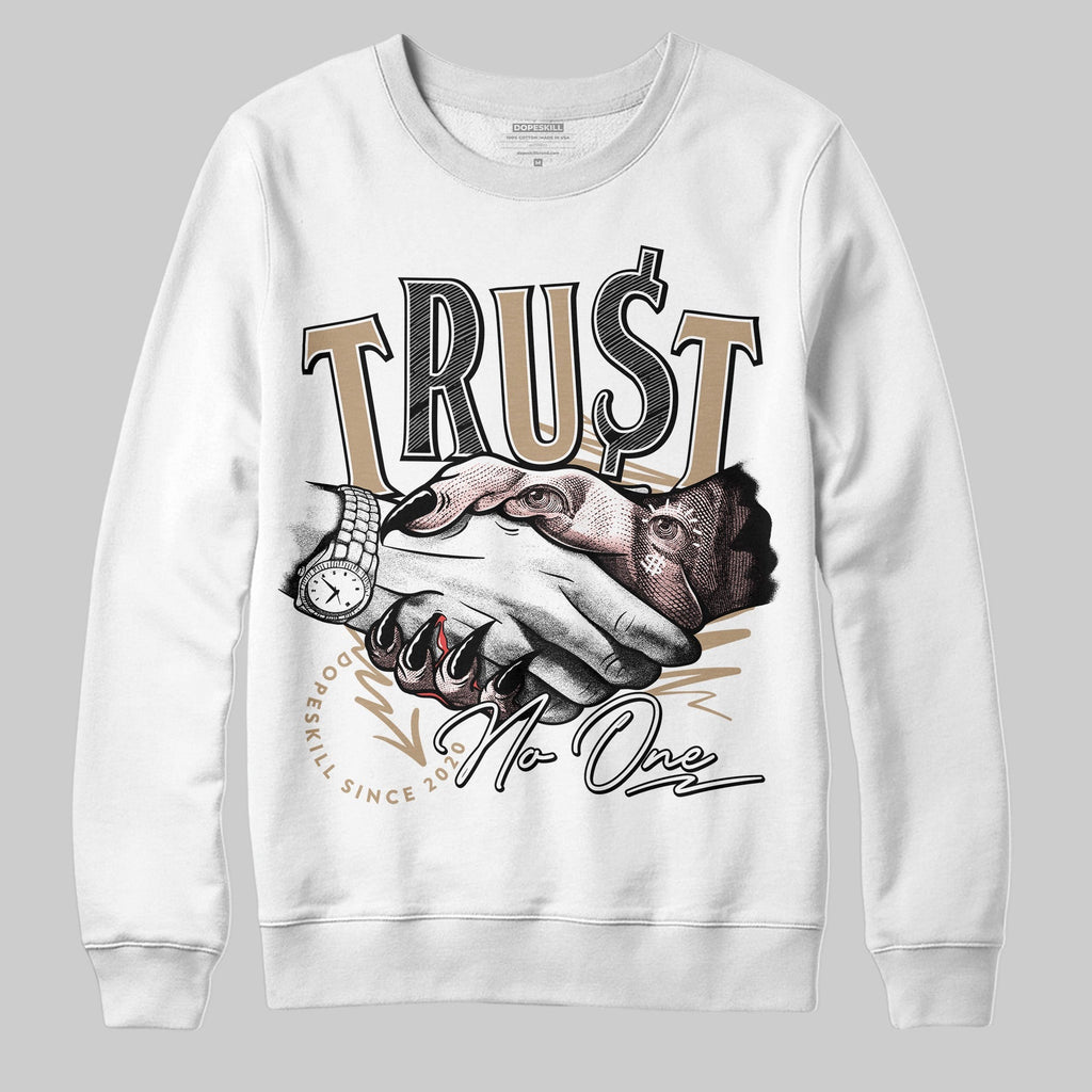 AIR FORCE 1 LINEN DopeSkill Sweatshirt Trust No One Graphic