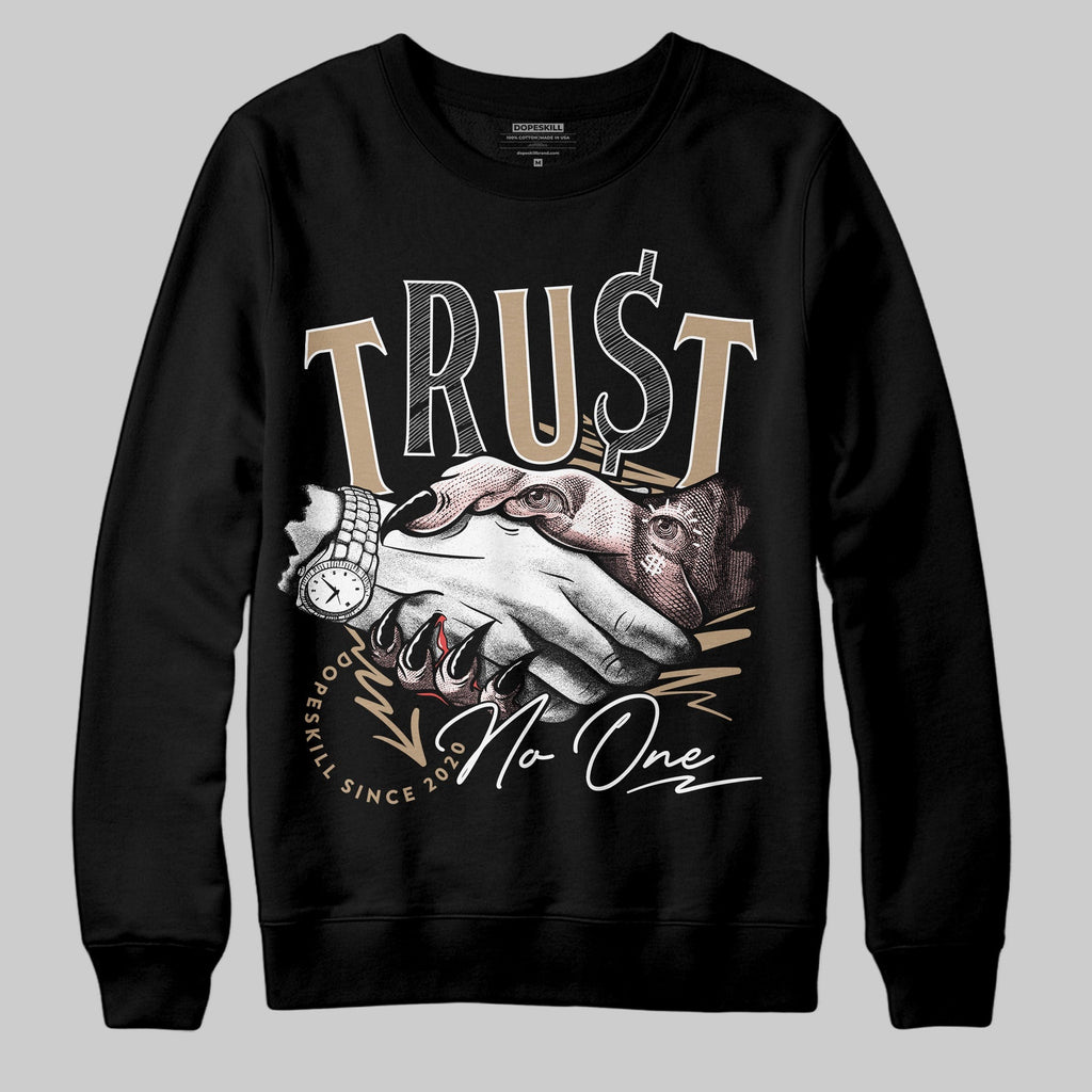 AIR FORCE 1 LINEN DopeSkill Sweatshirt Trust No One Graphic