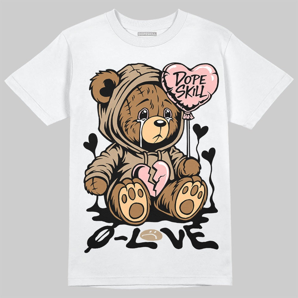 AIR FORCE 1 LINEN DopeSkill T-Shirt Broken Bear Graphic