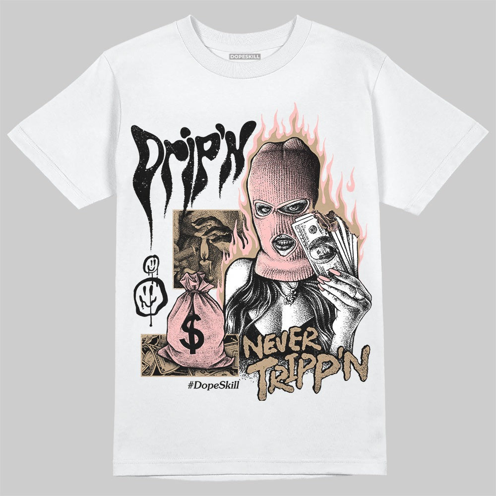 AIR FORCE 1 LINEN DopeSkill T-Shirt Drip'n Never Tripp'n Graphic