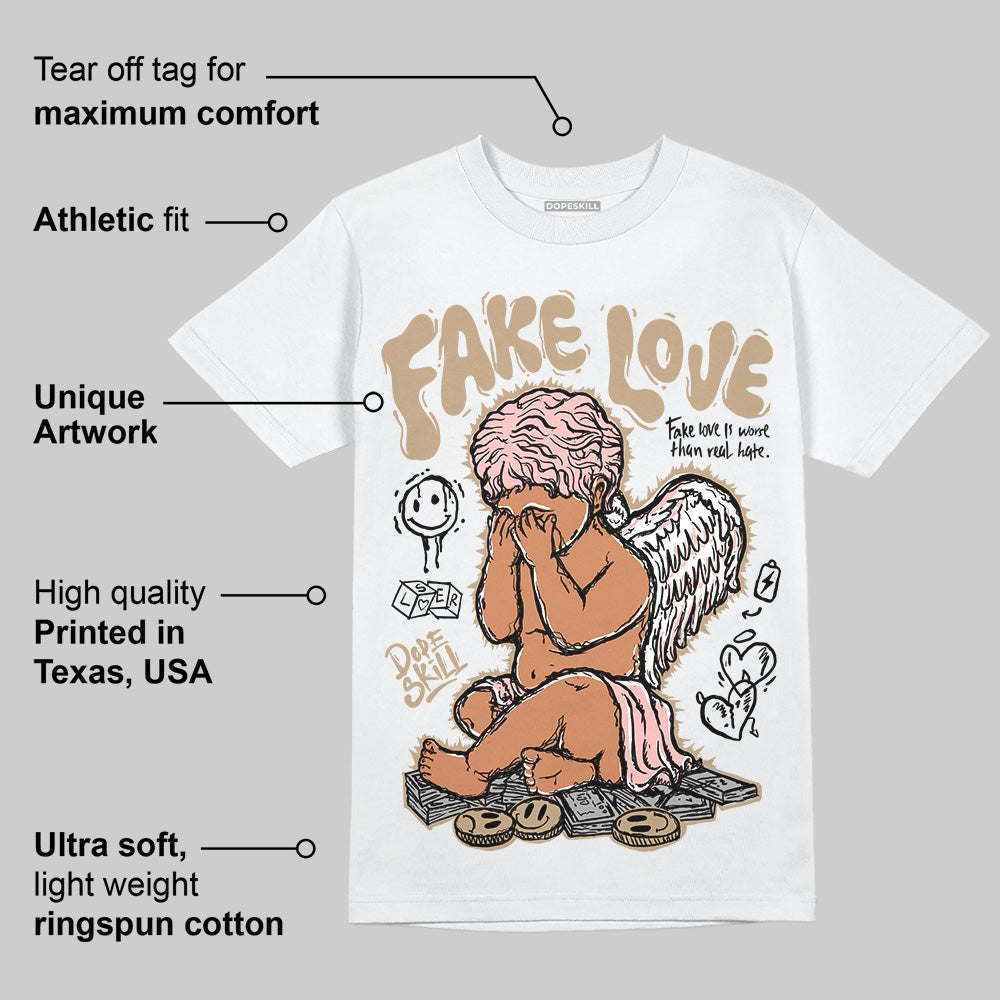 AIR FORCE 1 LINEN DopeSkill T-Shirt False Love Graphic