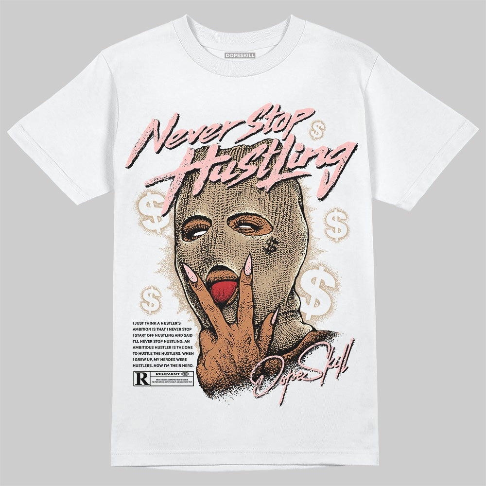 AIR FORCE 1 LINEN DopeSkill T-Shirt Never Stop Hustling Graphic