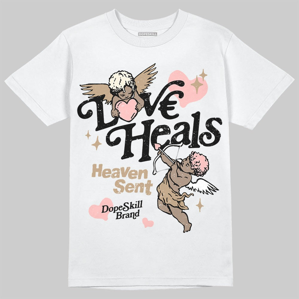 AIR FORCE 1 LINEN DopeSkill T-Shirt New Love Heals Graphic