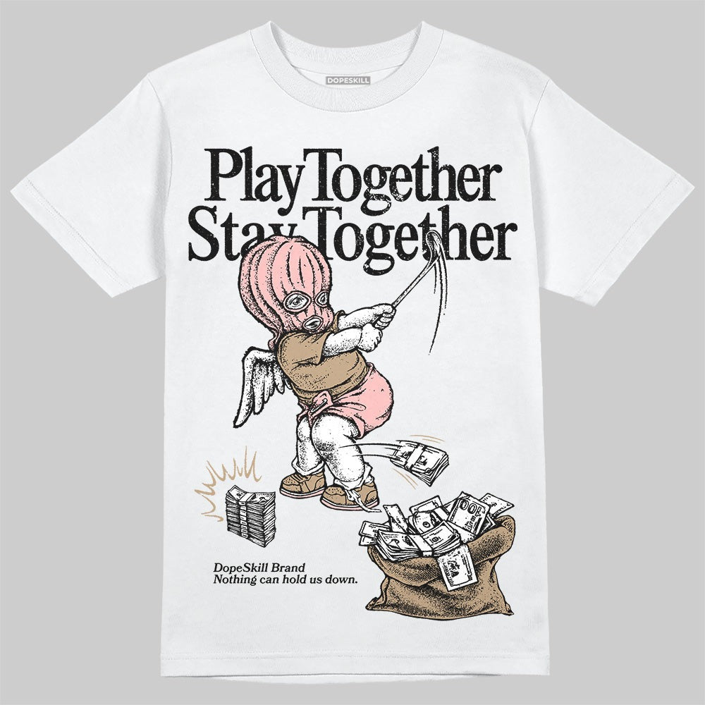 AIR FORCE 1 LINEN DopeSkill T-Shirt Play together, Stay together Graphic