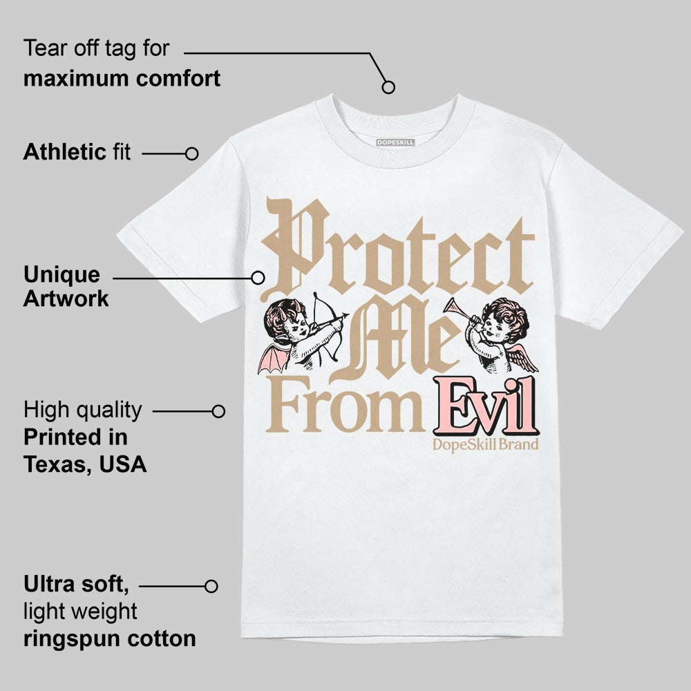 AIR FORCE 1 LINEN DopeSkill T-Shirt Protect Me From Evil Graphic