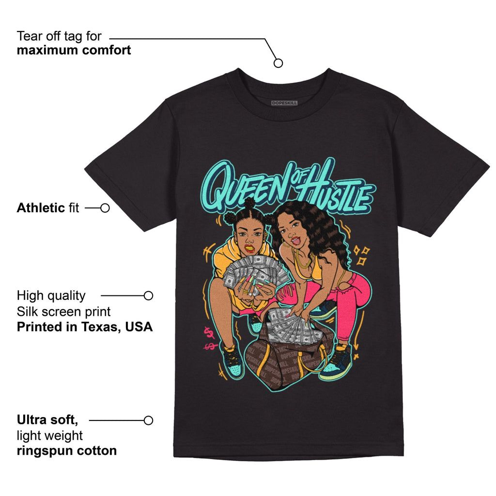 AJ 1 High OG Bio Hack DopeSkill T-Shirt Queen Of Hustle Graphic