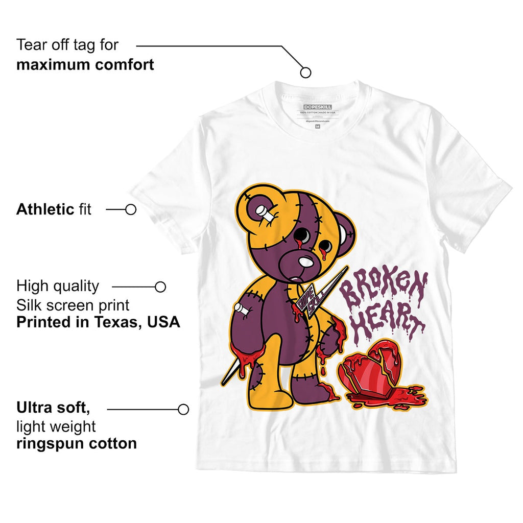 AJ 1 Retro High OG Brotherhood DopeSkill T-Shirt Broken Heart Graphic