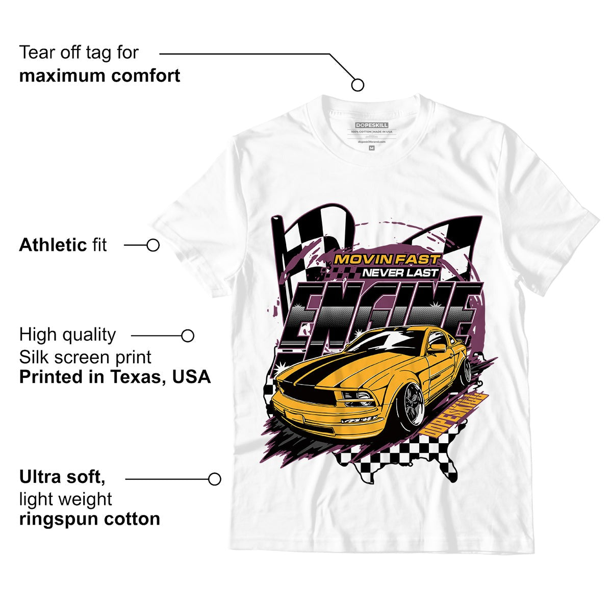 AJ 1 Retro High OG Brotherhood DopeSkill T-Shirt ENGINE Tshirt Graphic