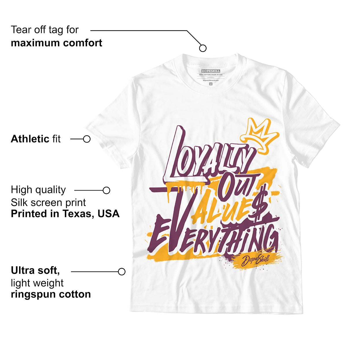 AJ 1 Retro High OG Brotherhood DopeSkill T-Shirt LOVE Graphic