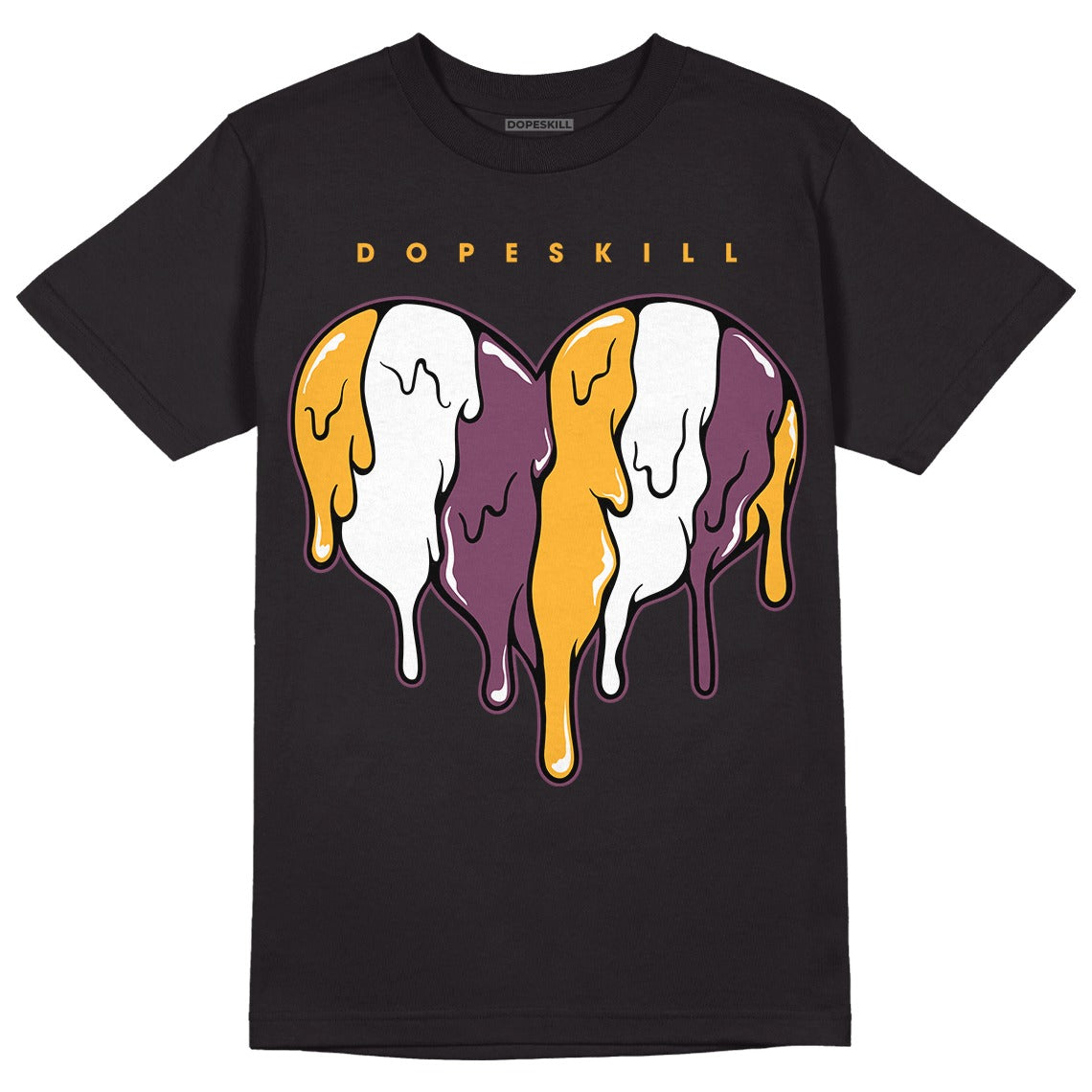 AJ 1 Retro High OG Brotherhood DopeSkill T-Shirt Slime Drip Heart Graphic