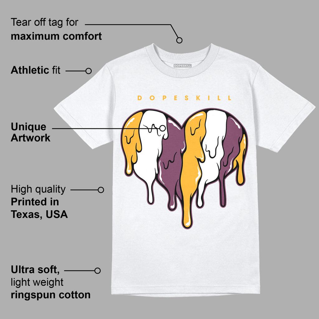 AJ 1 Retro High OG Brotherhood DopeSkill T-Shirt Slime Drip Heart Graphic