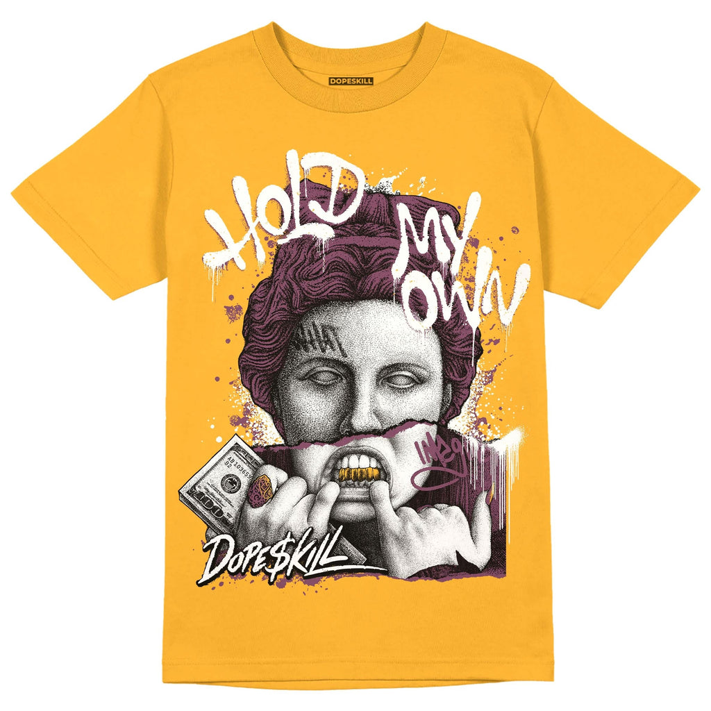 AJ 1 Retro High OG Brotherhood DopeSkill University Gold T-shirt Hold My Own Graphic