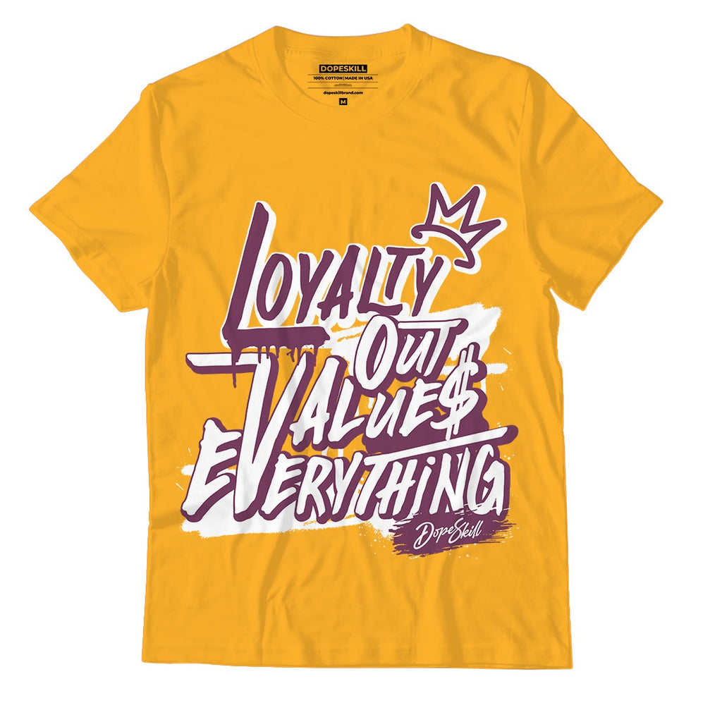 AJ 1 Retro High OG Brotherhood DopeSkill University Gold T-shirt LOVE Graphic