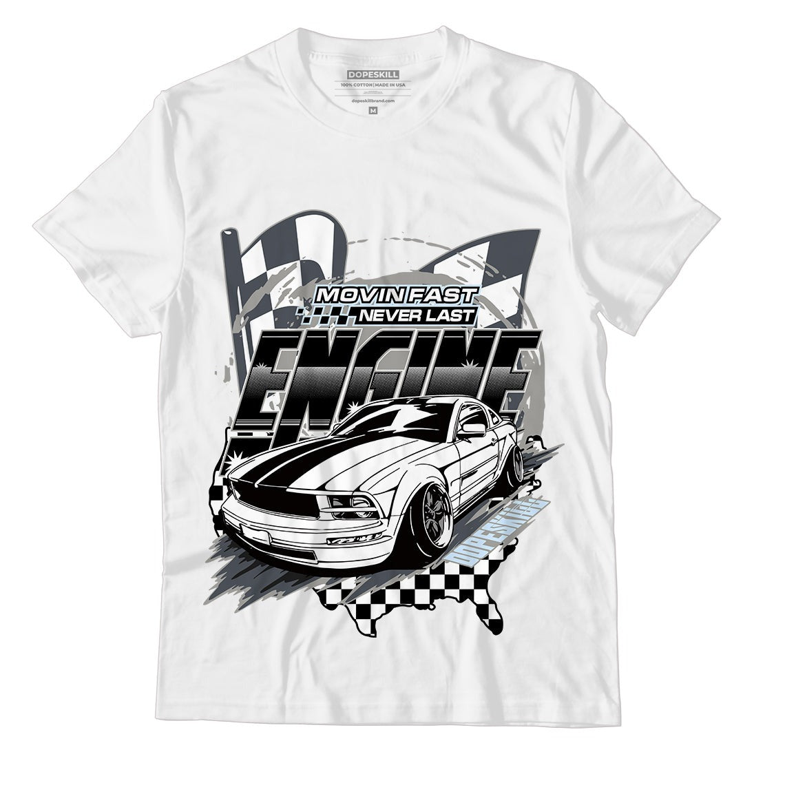 AJ 11 Cool Grey DopeSkill T-Shirt ENGINE Tshirt Graphic