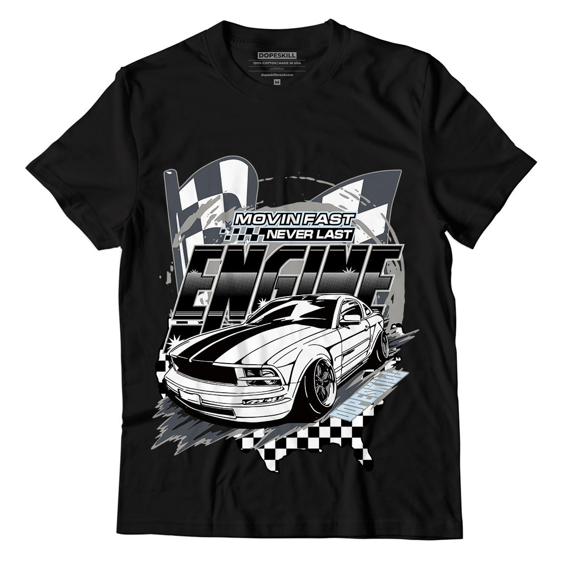 AJ 11 Cool Grey DopeSkill T-Shirt ENGINE Tshirt Graphic