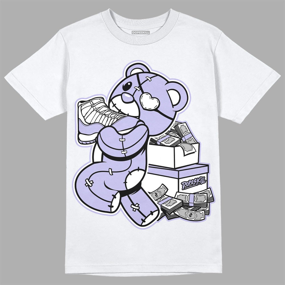 AJ 11 Low Pure Violet DopeSkill T-Shirt Bear Steals Sneaker Graphic