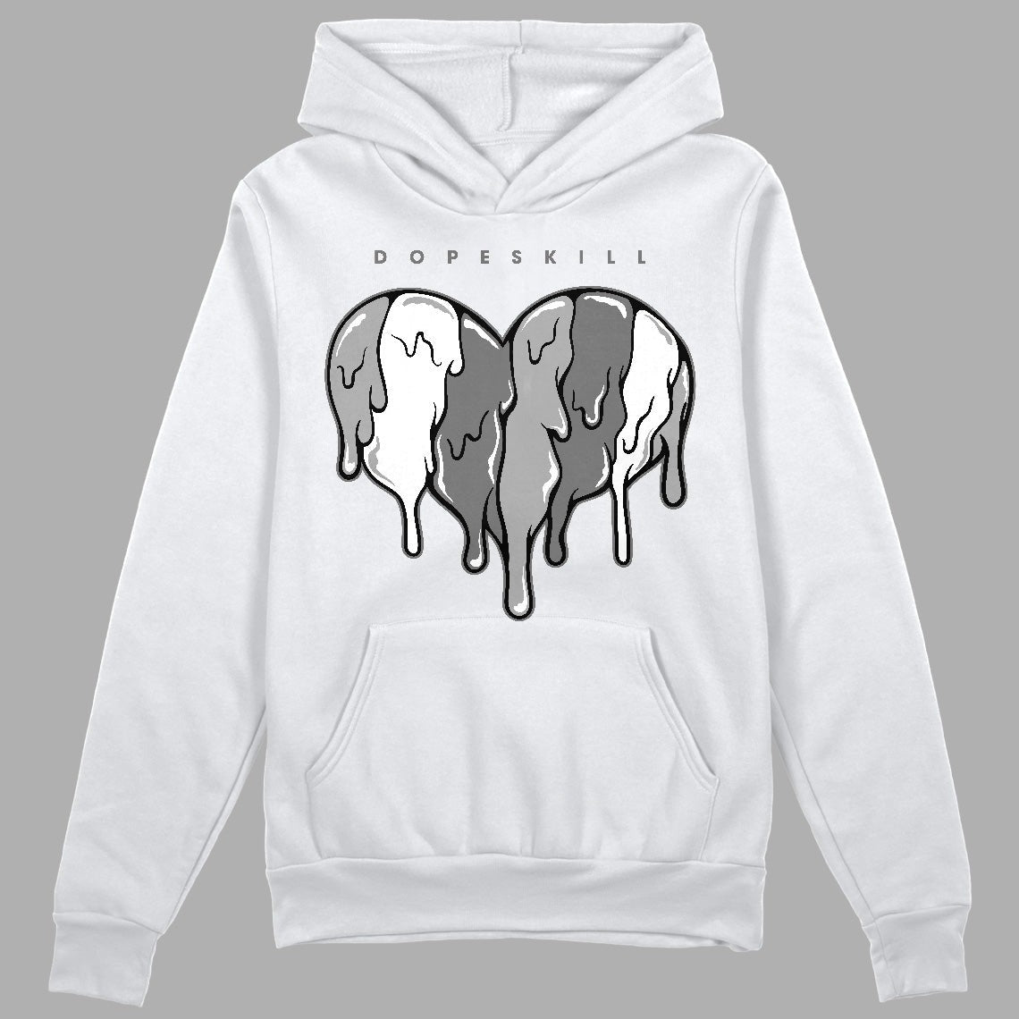 AJ 12 Stealth DopeSkill Hoodie Sweatshirt Slime Drip Heart Graphic