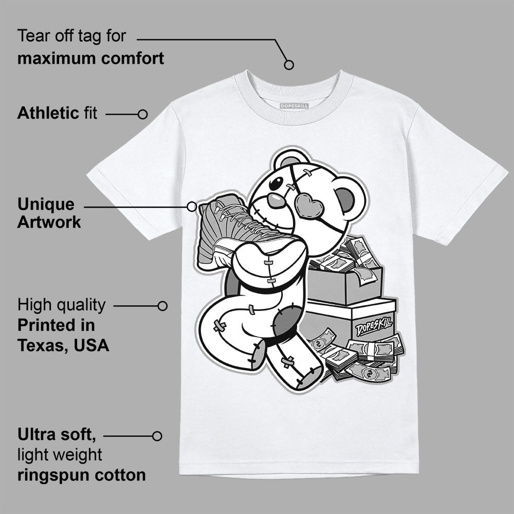 AJ 12 Stealth DopeSkill T-Shirt Bear Steals Sneaker Graphic