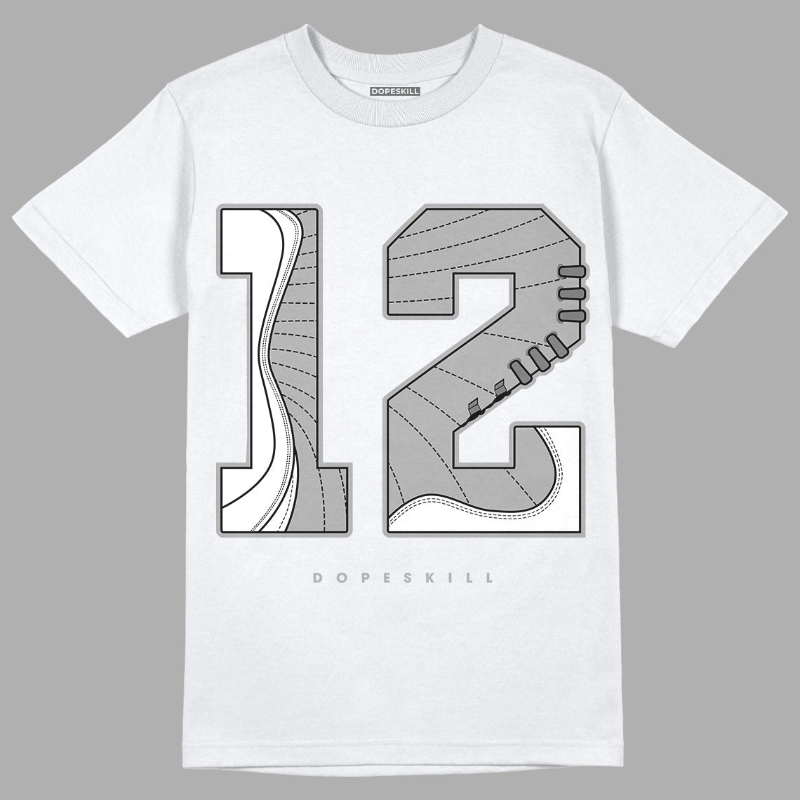 AJ 12 Stealth DopeSkill T-Shirt Number No.12 Graphic