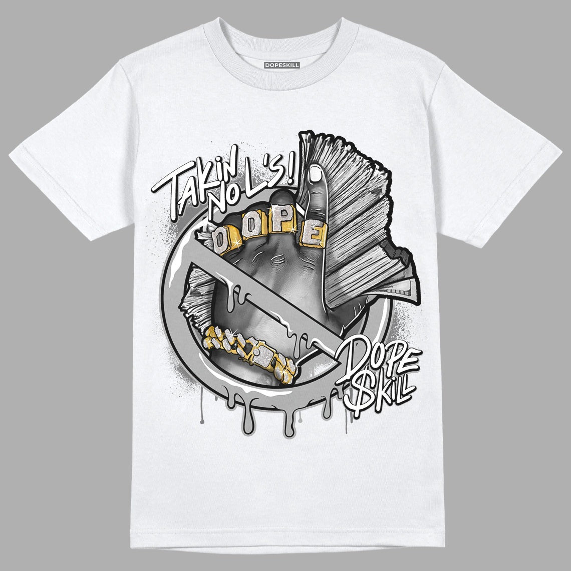 AJ 12 Stealth DopeSkill T-Shirt Takin No L's Graphic