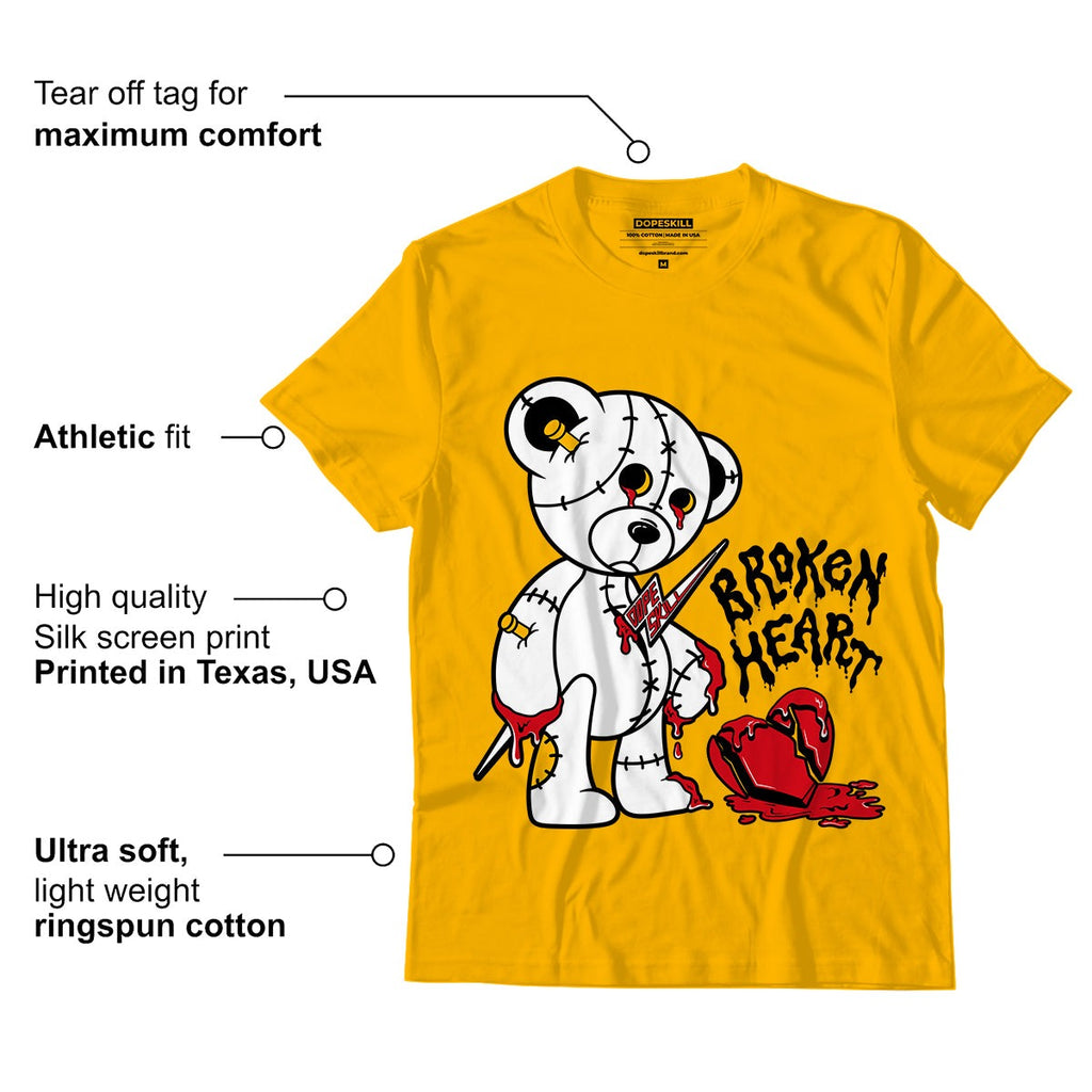 AJ 13 Del Sol DopeSkill Del Sol T-shirt Broken Heart Graphic