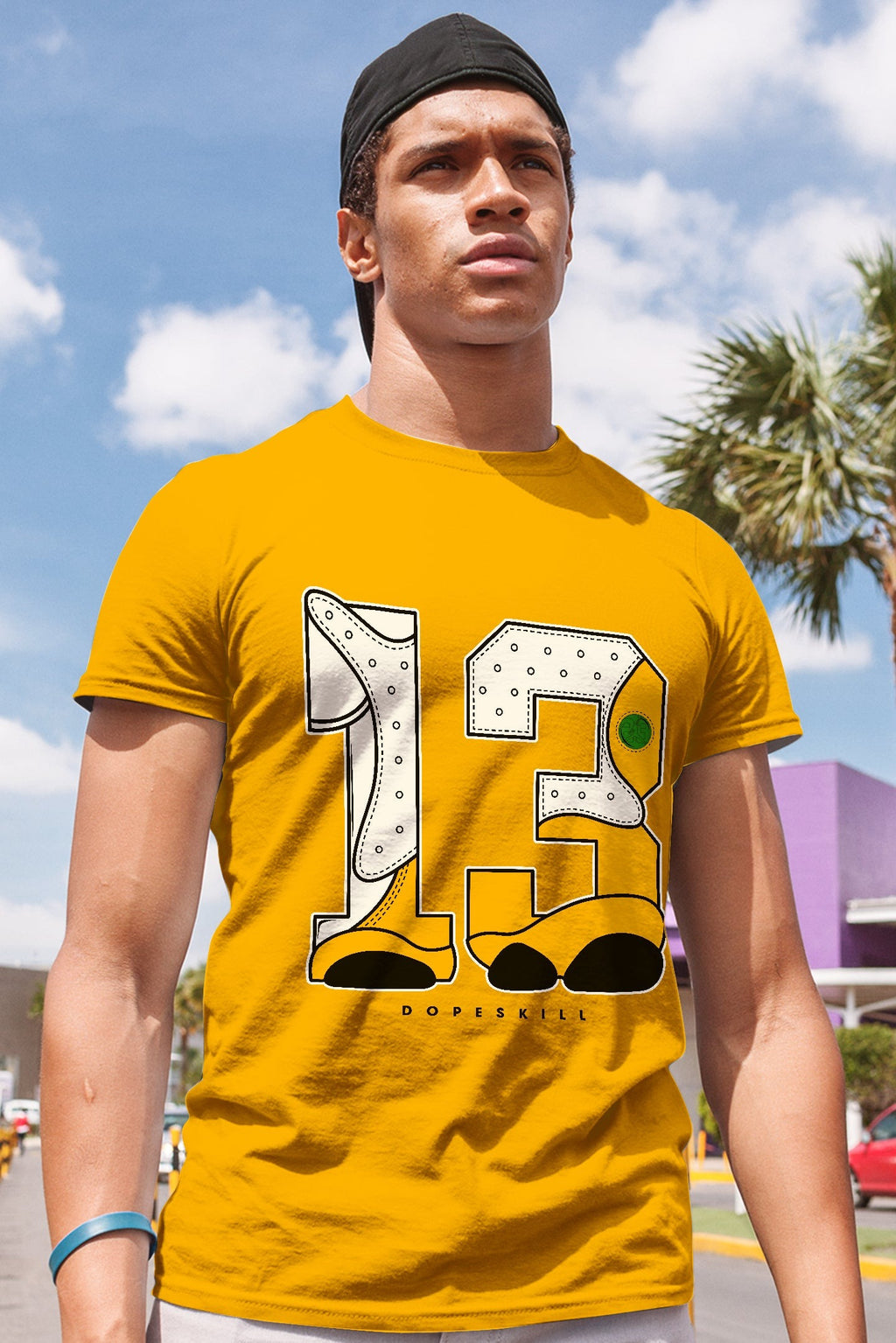 AJ 13 Del Sol DopeSkill Del Sol T-shirt No.13 Graphic