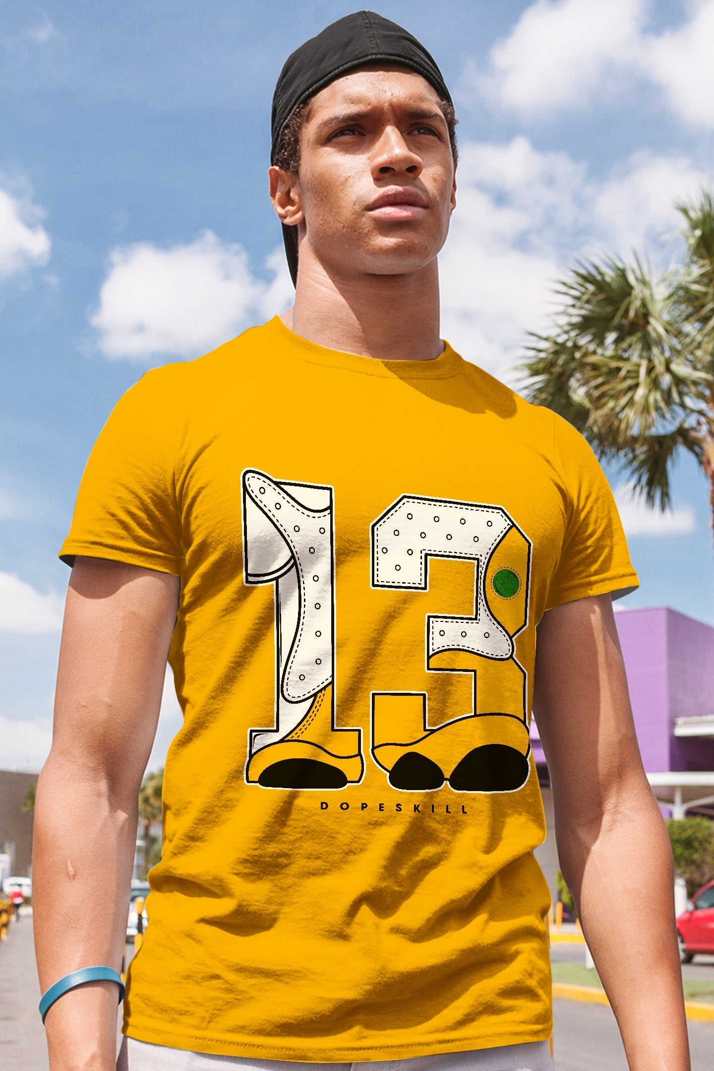 AJ 13 Del Sol DopeSkill Del Sol T-shirt No.13 Graphic