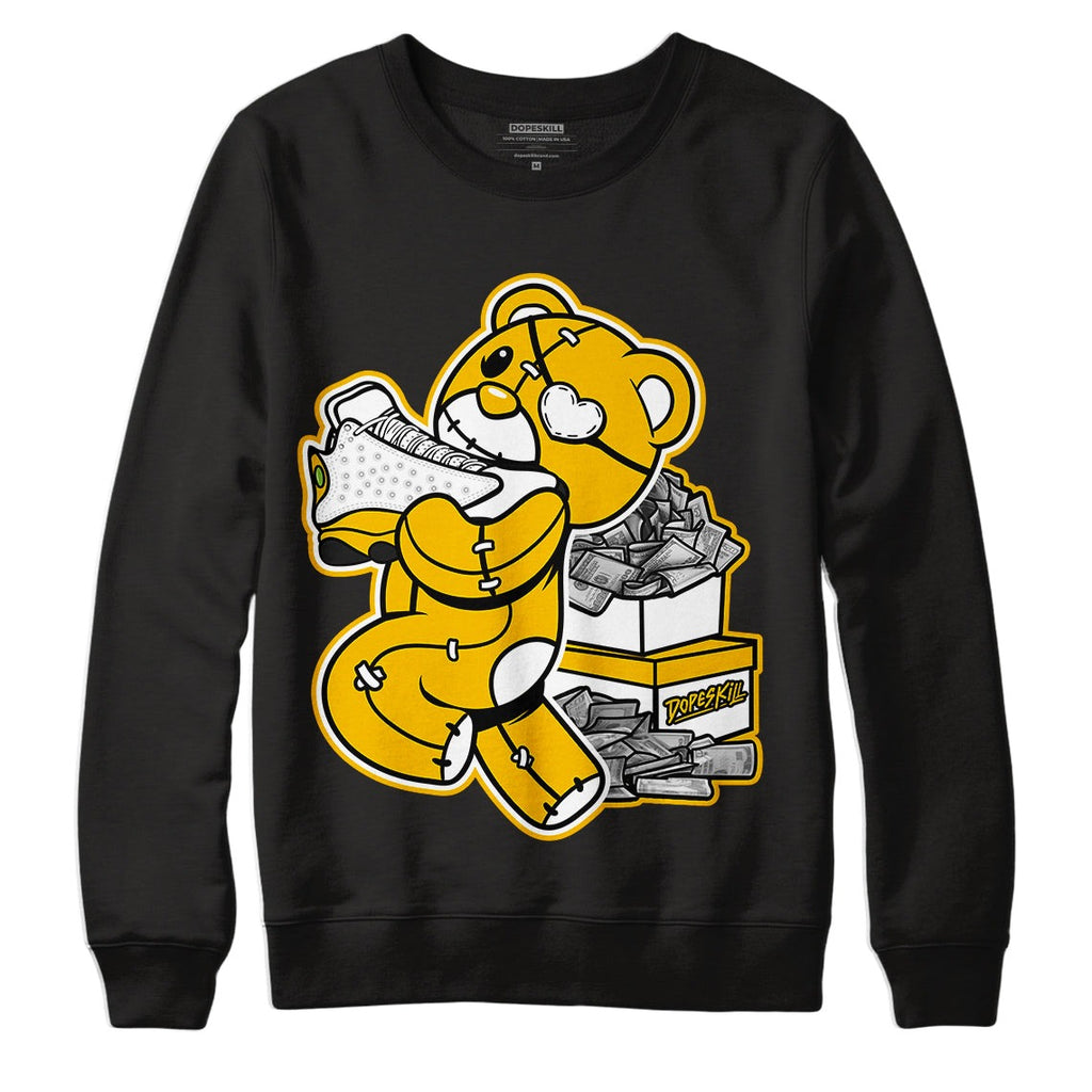 AJ 13 Del Sol DopeSkill Sweatshirt Bear Steals Sneaker Graphic