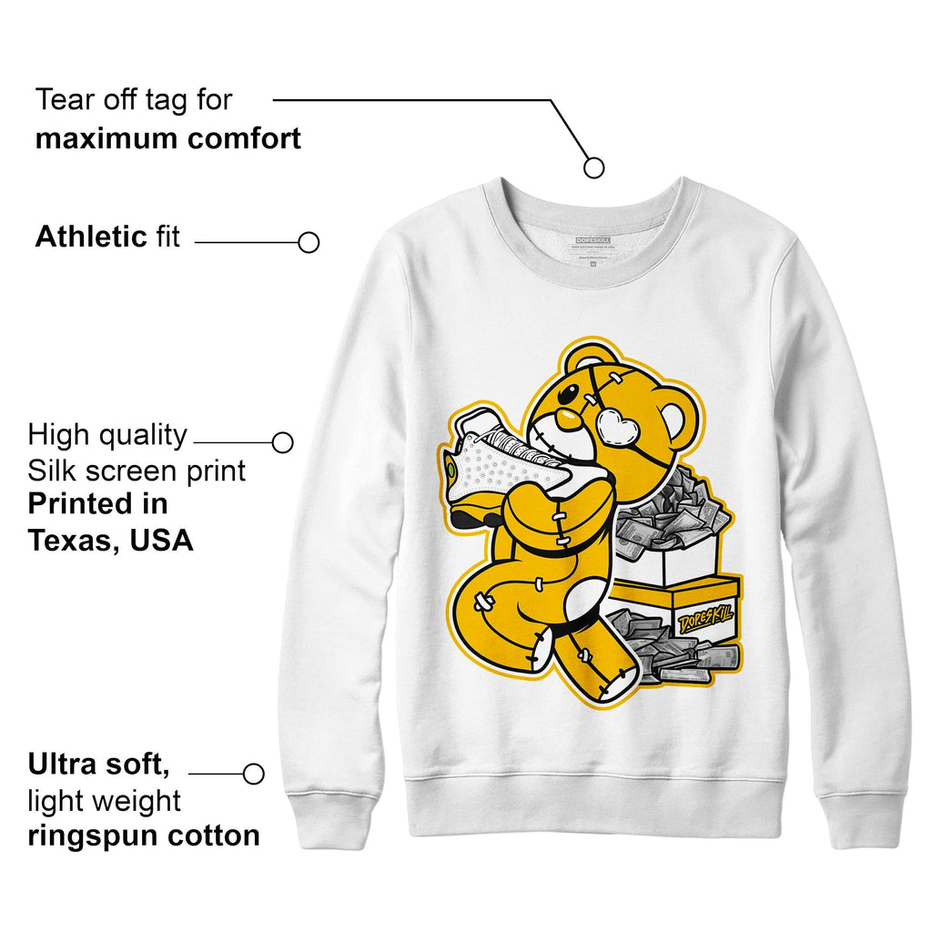 AJ 13 Del Sol DopeSkill Sweatshirt Bear Steals Sneaker Graphic