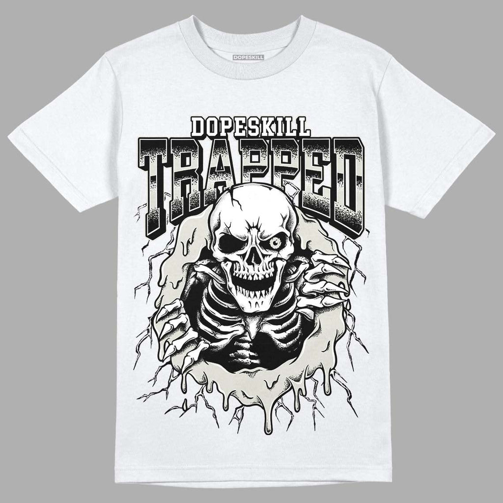 AJ 4 Military Black DopeSkill T-Shirt Trapped Halloween Graphic