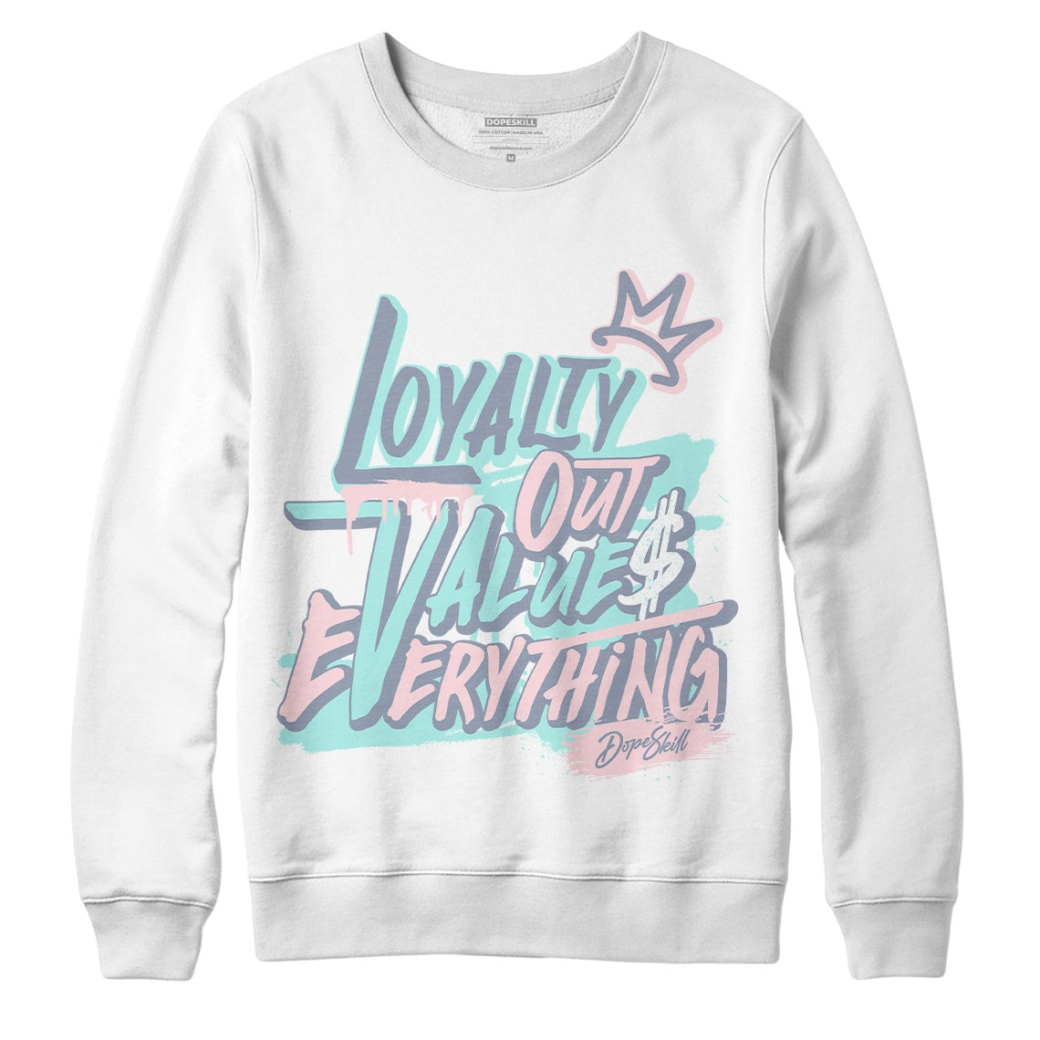 AJ 5 Easter DopeSkill Sweatshirt LOVE Graphic