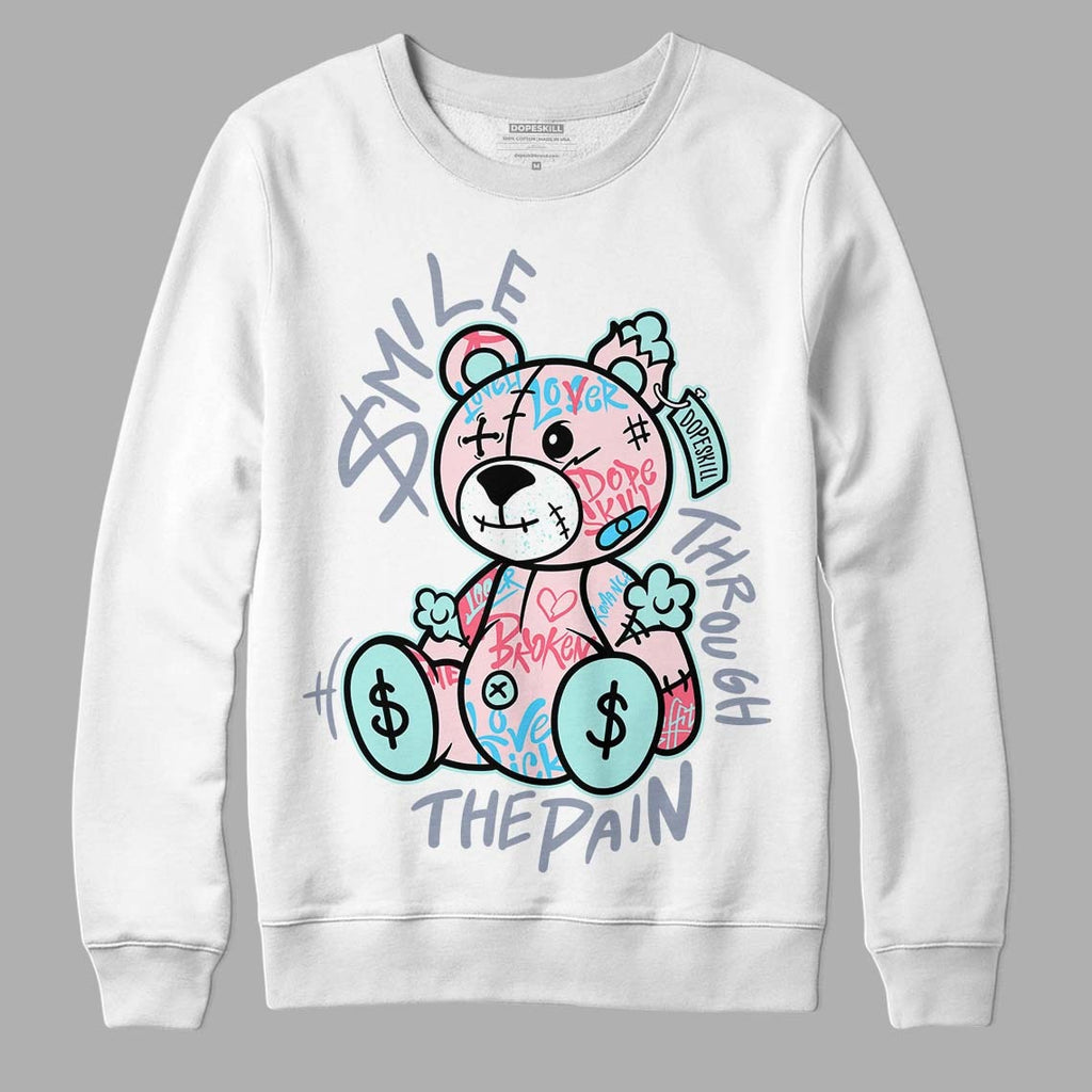 AJ 5 Easter DopeSkill Sweatshirt Smile Through The Pain Graphic
