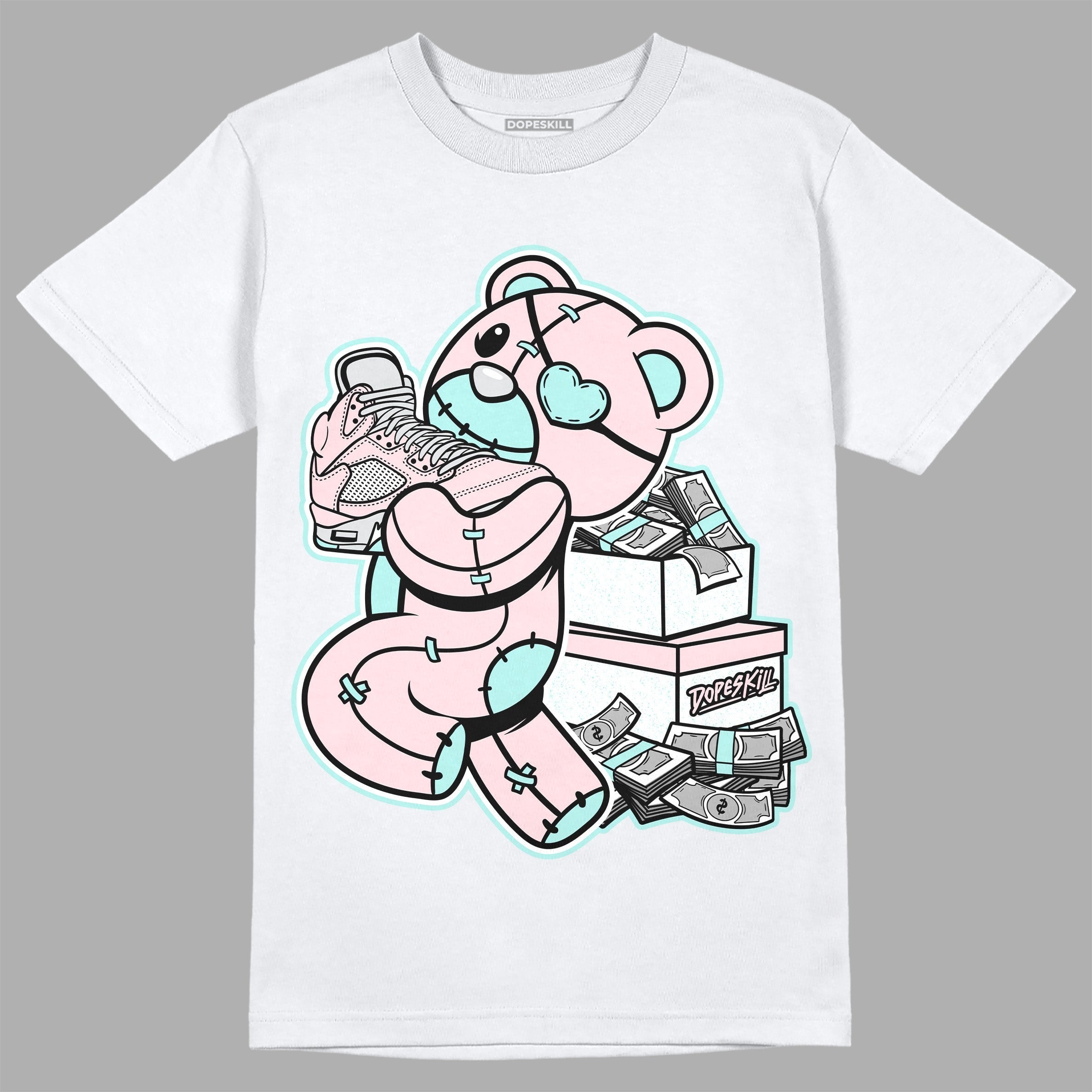 AJ 5 Easter DopeSkill T-Shirt Bear Steals Sneaker Graphic