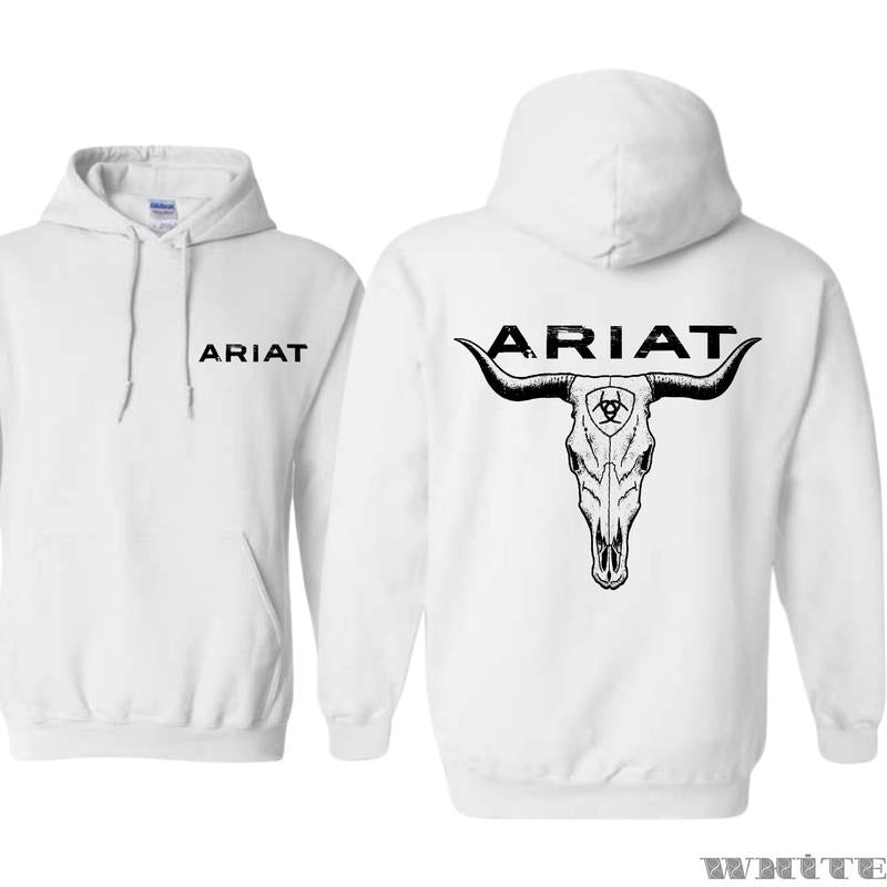 ARIAT Hoodie - A strong and stylish design for outdoor enthusiasts, perfect for those passionate about ranching and equestrian sports, providing exceptional comfort and quality, Unisex.