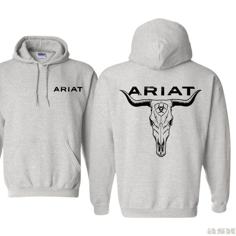 ARIAT Hoodie - A strong and stylish design for outdoor enthusiasts, perfect for those passionate about ranching and equestrian sports, providing exceptional comfort and quality, Unisex.