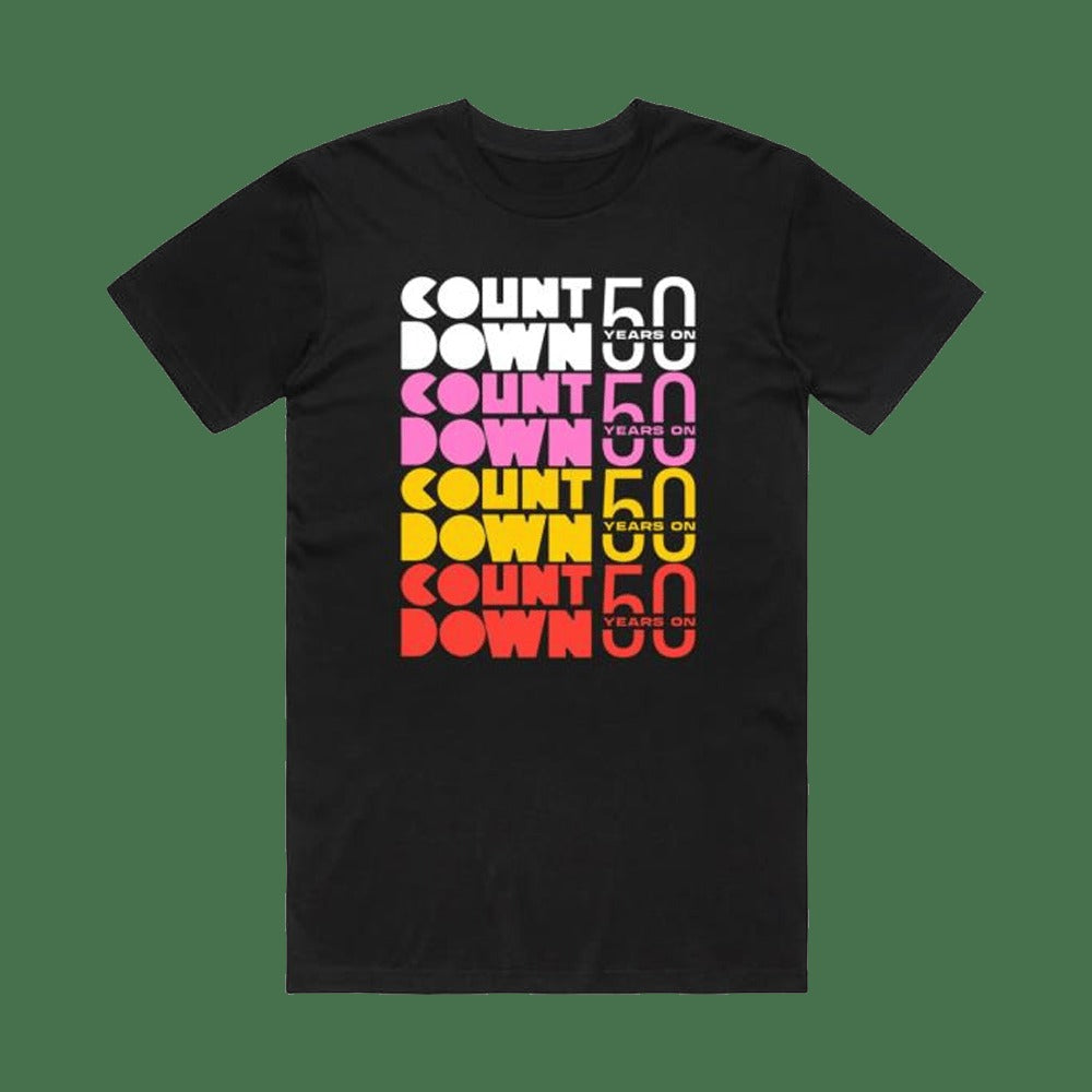 Abc Merch Countdown 50 Years On Black T-Shirt Father's Day Gifts For Son In Law