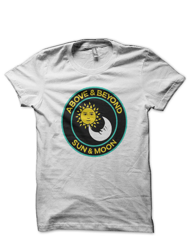 Above And Beyond Sun And Moon White T-Shirt