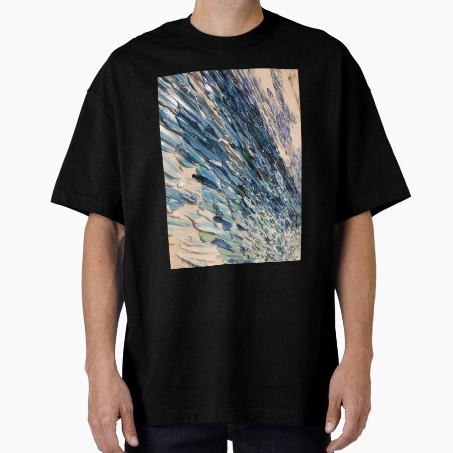 Abstract Art Ocean Oversized T Shirt