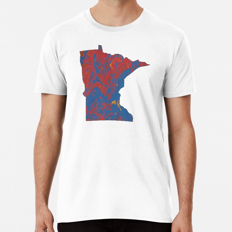 Abstract Minnesota State Premium T Shirt