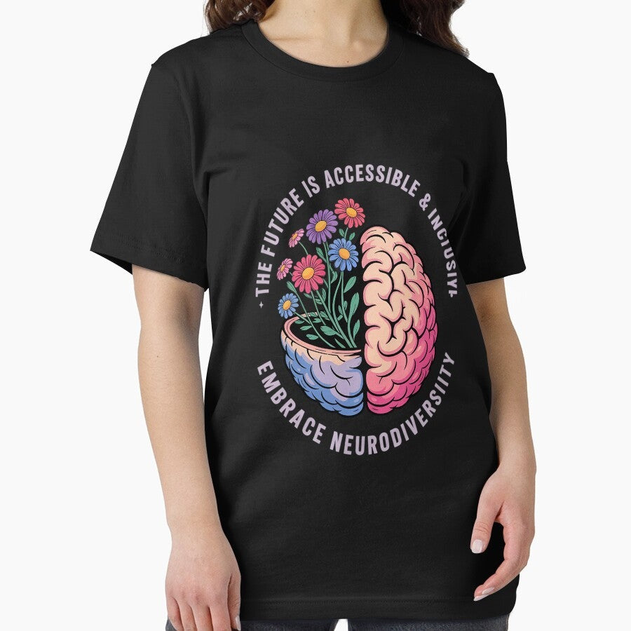 Accessible Inclusive Future Embrace Neurodiversity Essential T Shirt