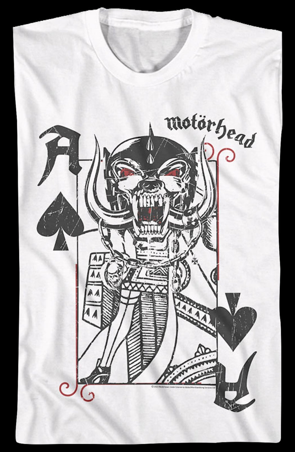 Ace Of Spades Playing Card Motorhead T-Shirt