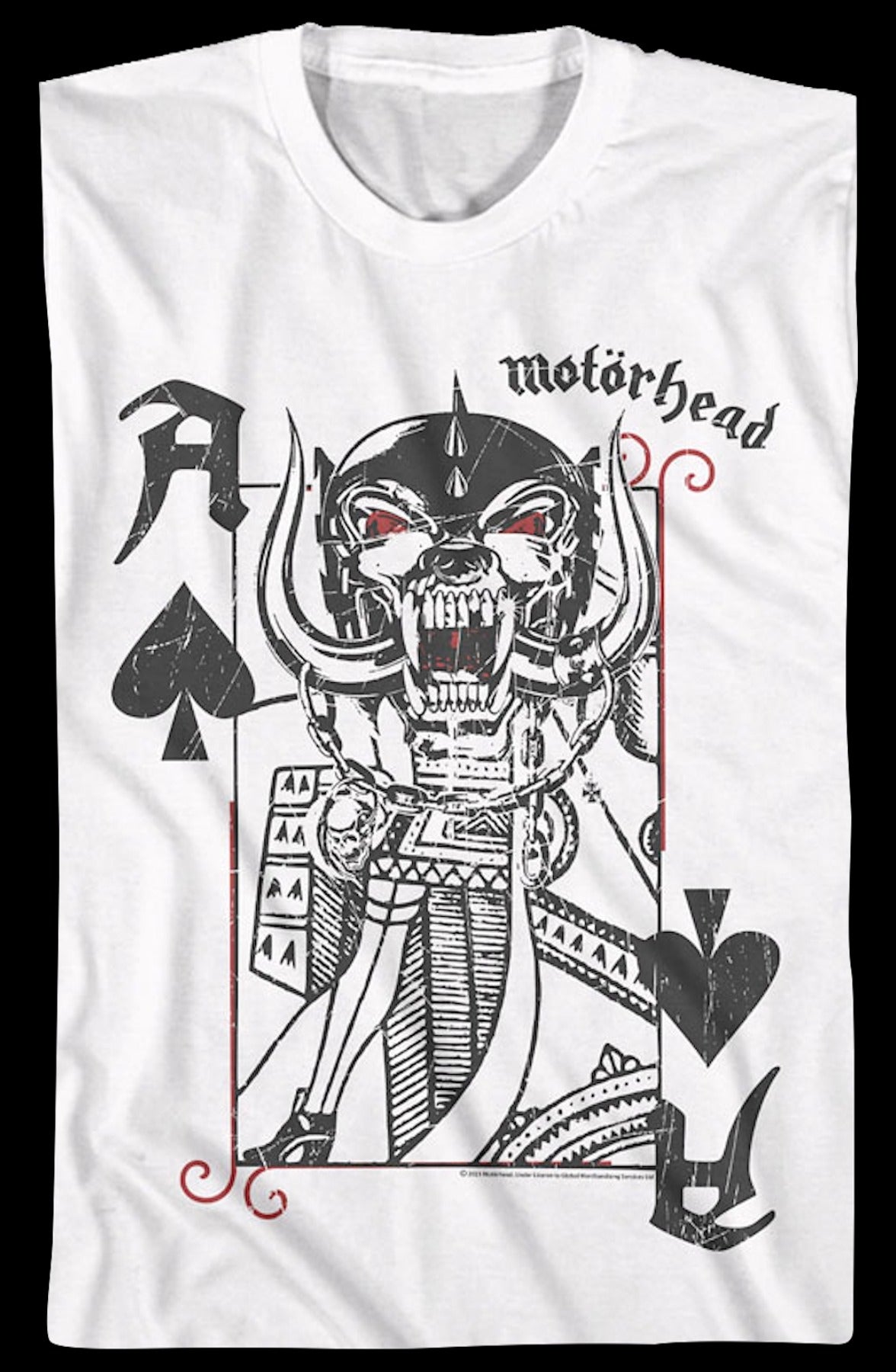 Ace Of Spades Playing Card Motorhead T-Shirt