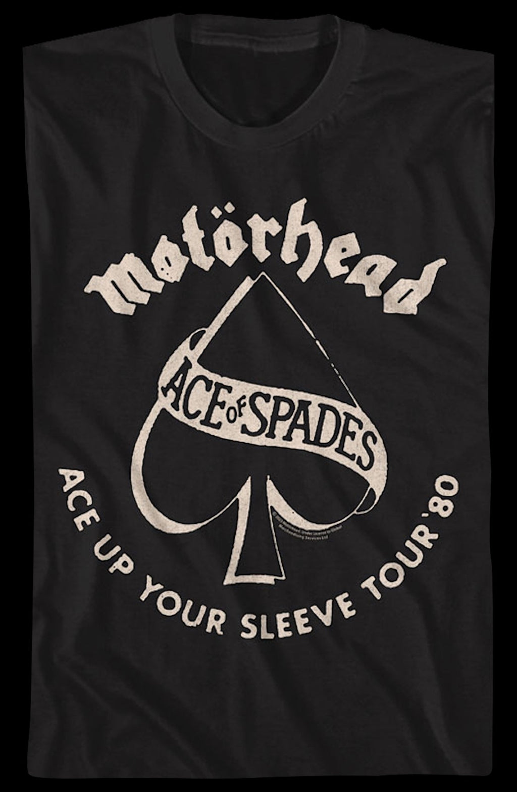 Ace Up Your Sleeve Tour '80 Motorhead T-Shirt