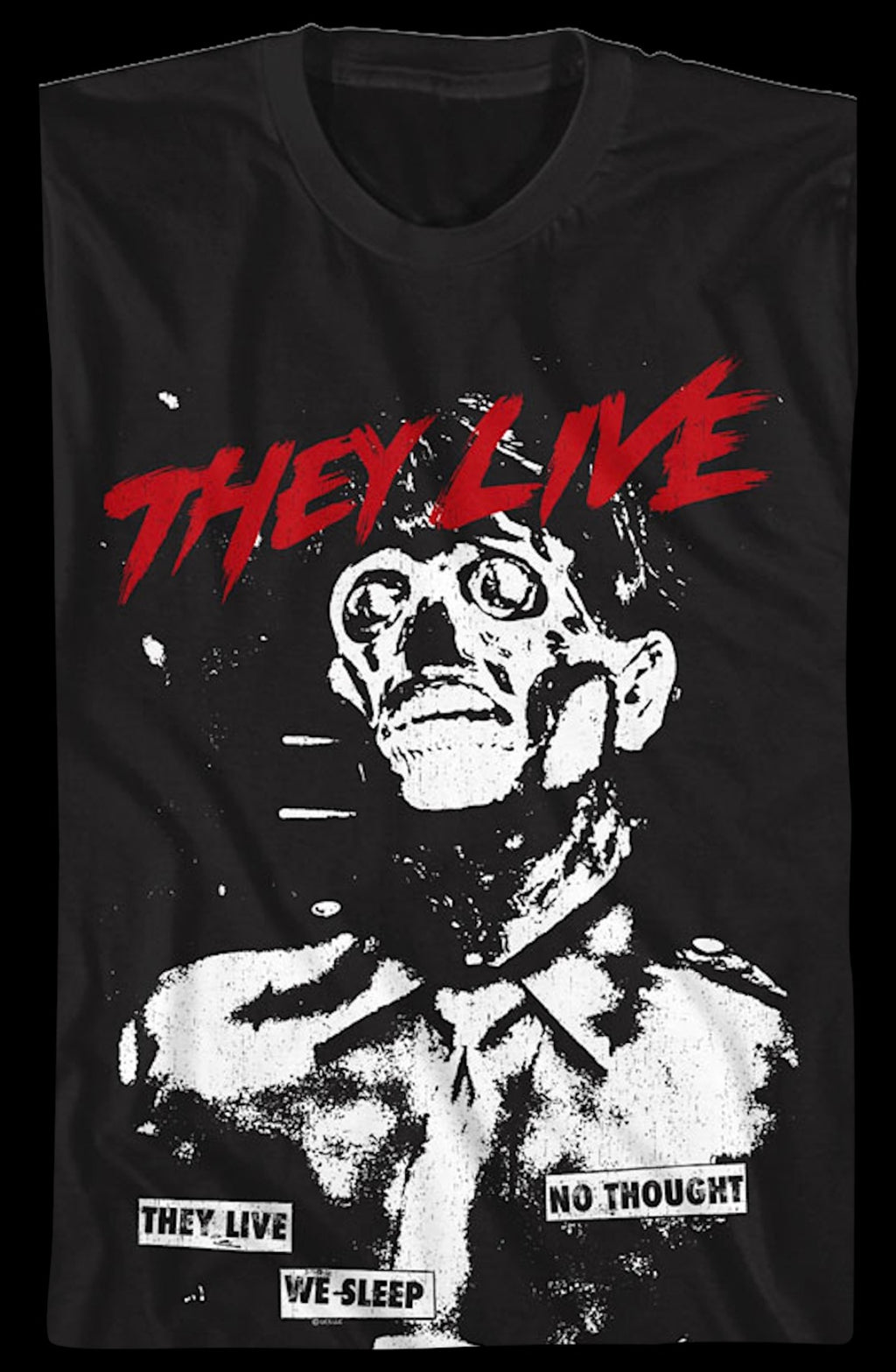 Achromatic No Thought They Live T-Shirt