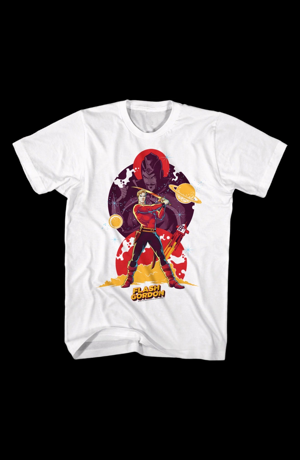 Action Collage Flash Gordon T-Shirt