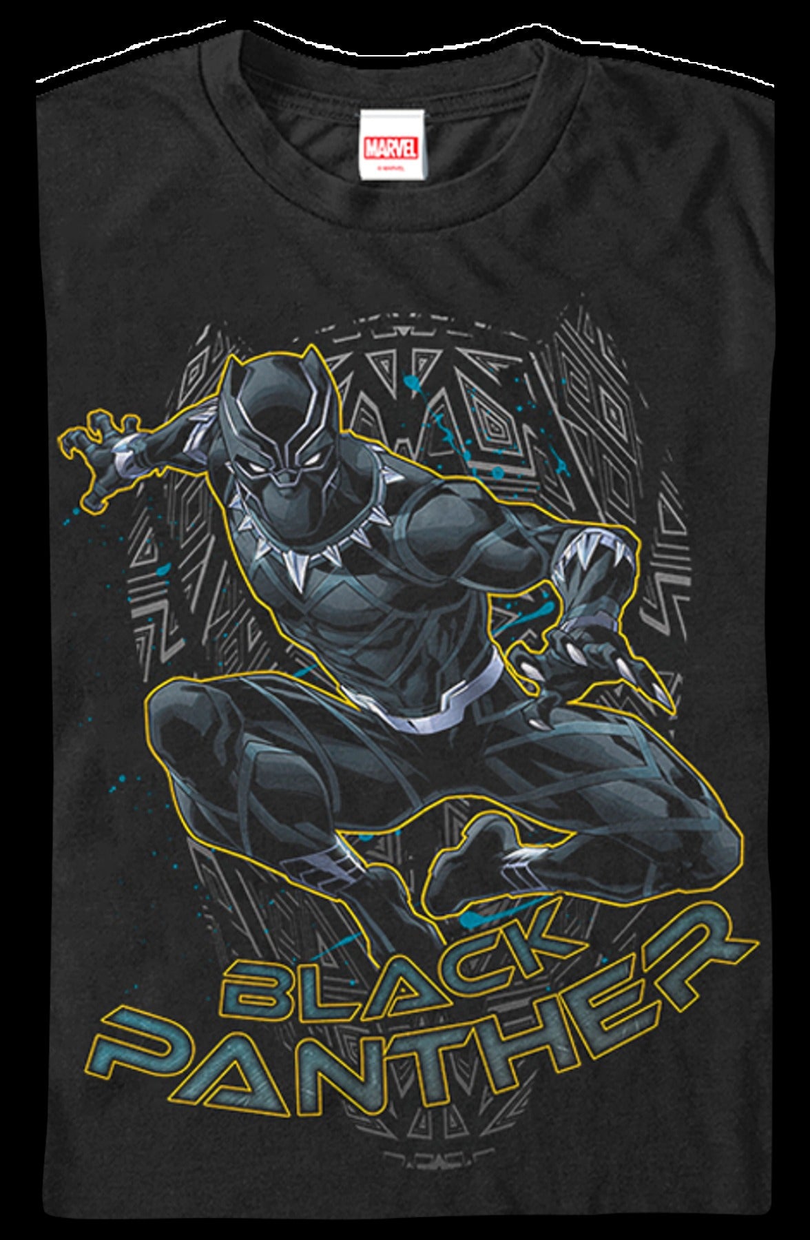 Action Pose Black Panther T-Shirt
