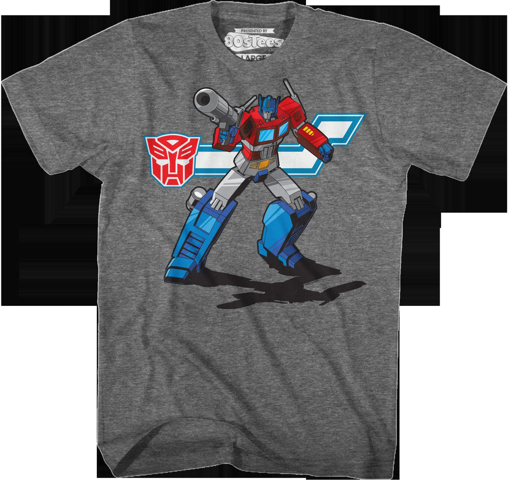 Action Pose Optimus Prime Transformers T-Shirt