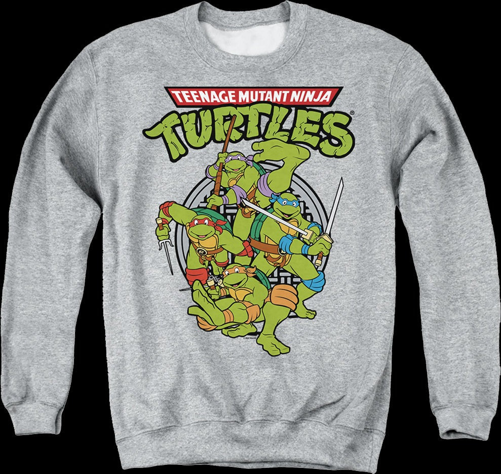 Action Poses Teenage Mutant Ninja Turtles Sweatshirt