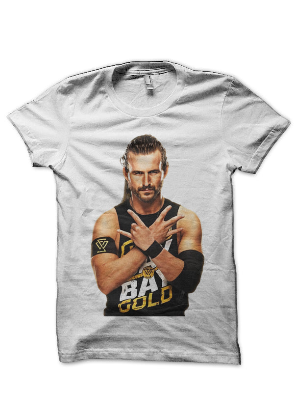 Adam Cole White T-Shirt Style001
